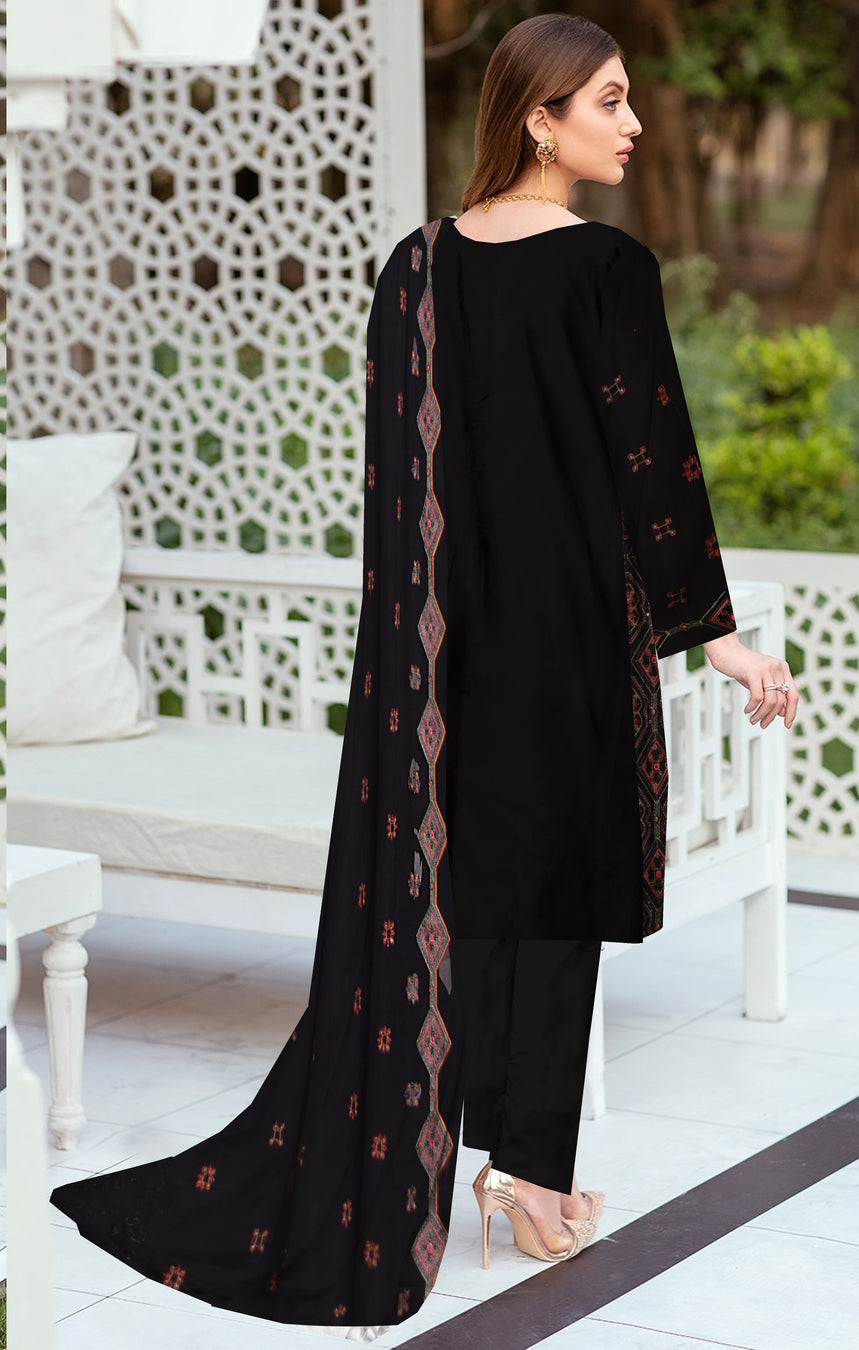 LBD12005-3Pcs Luxury Linen-Stitched