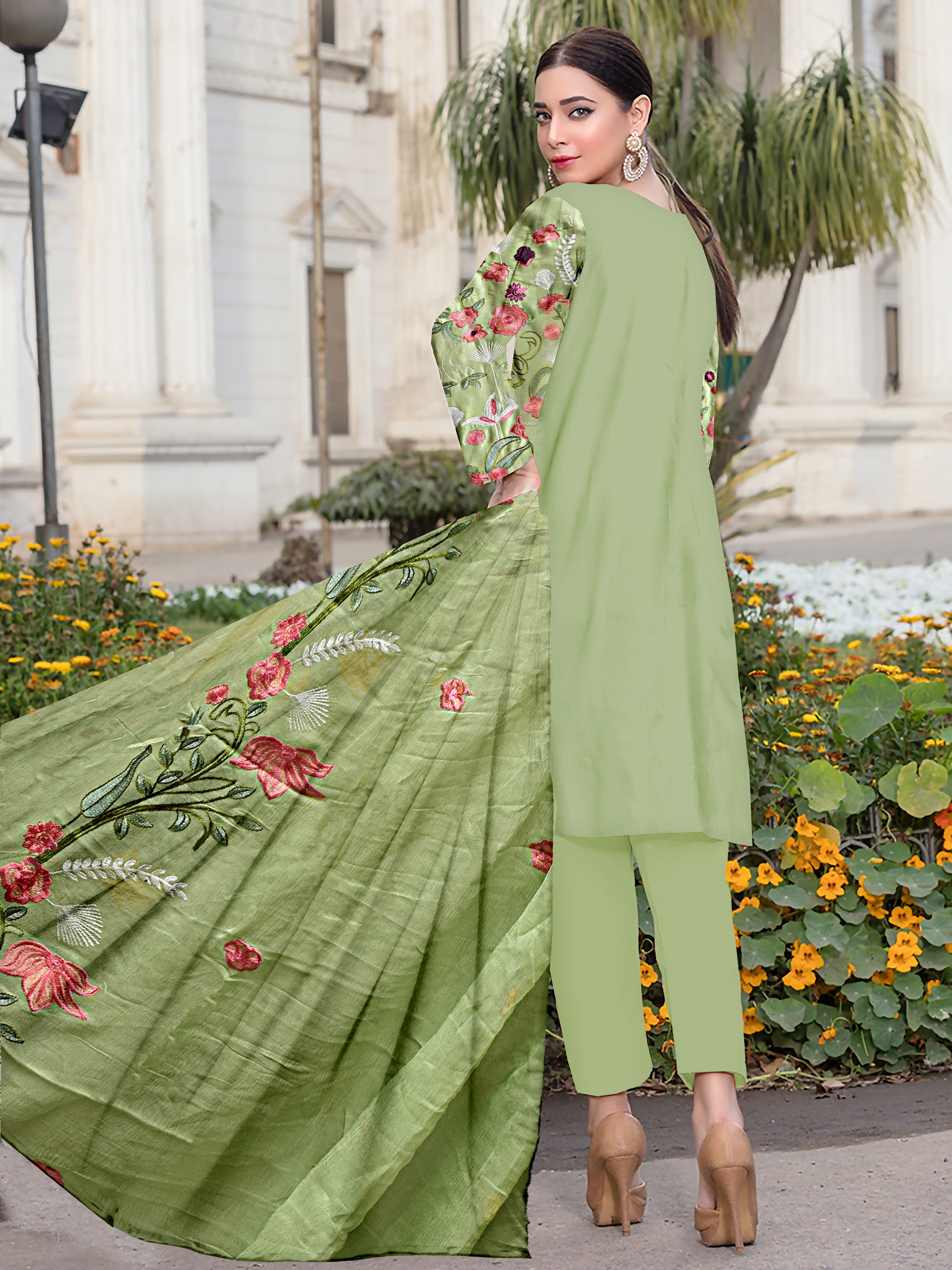 LLBD102-3Pcs Luxury Linen - Guchha Gee Fabrics